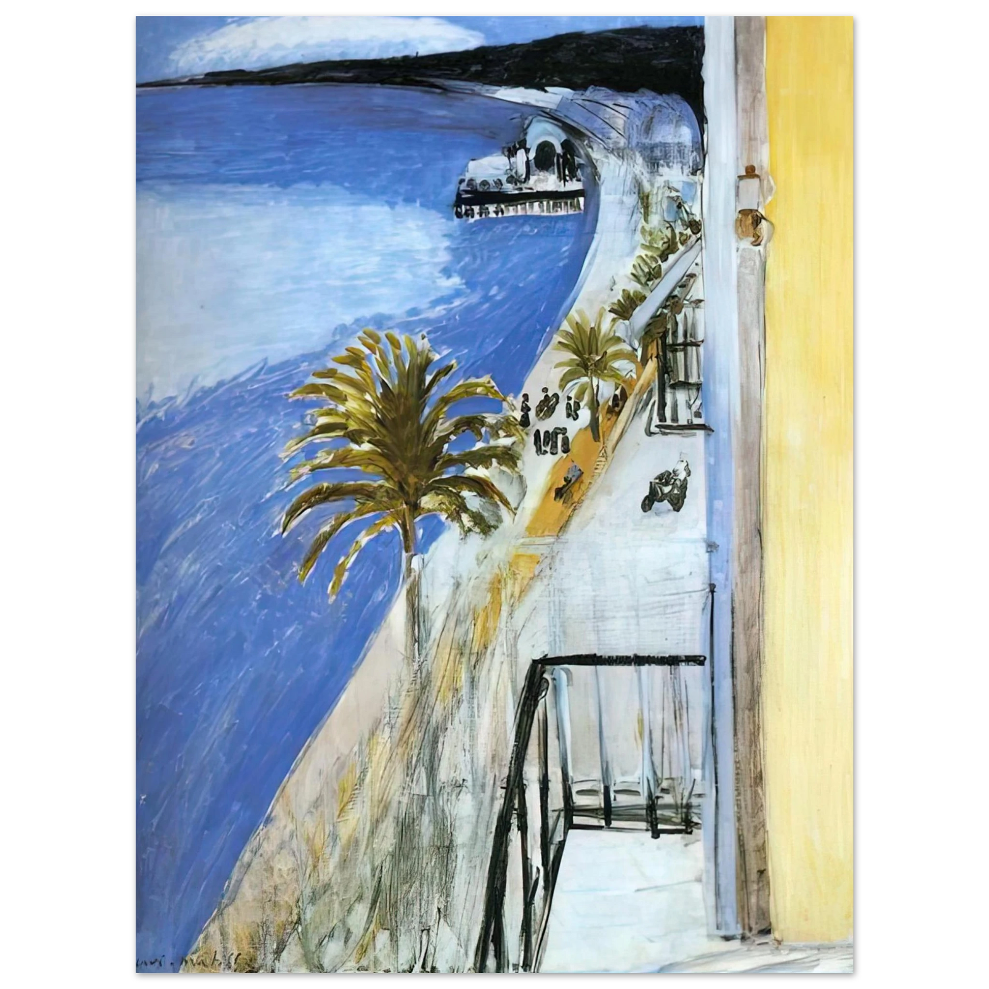 Henri Matisse - THE BAY OF NICE 1918 Fine Art Poster - Default Title