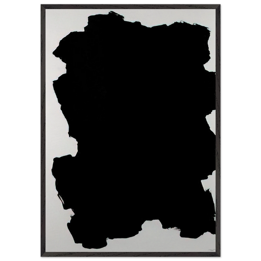 Untitled Irregular Form - Sol LeWitt Framed Art Print – Black Wooden Frame - Default Title - -Framed Art Print