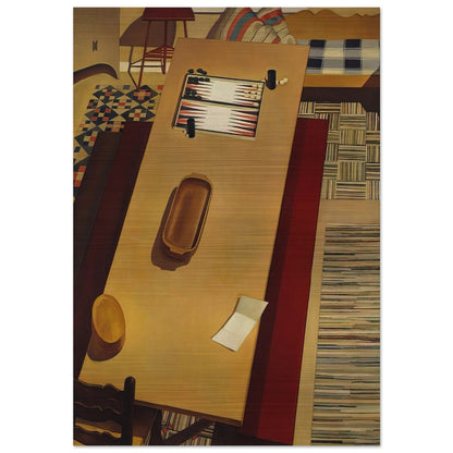 Americana - 1931 - Charles Sheeler Brushed Aluminum Print - 70x100 cm / 28x40 inches | Charles Sheeler Aluminum Print | Charles Sheeler Prints