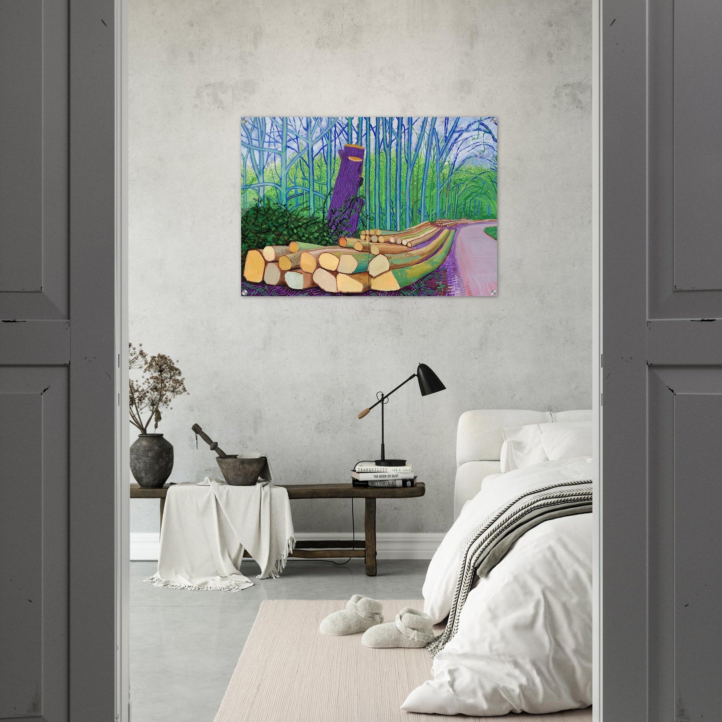 David Hockney - David Hockney Acrylic Print - 70x100 cm / 28x40″ inches | David Hockney Art | Artwork by David Hockney