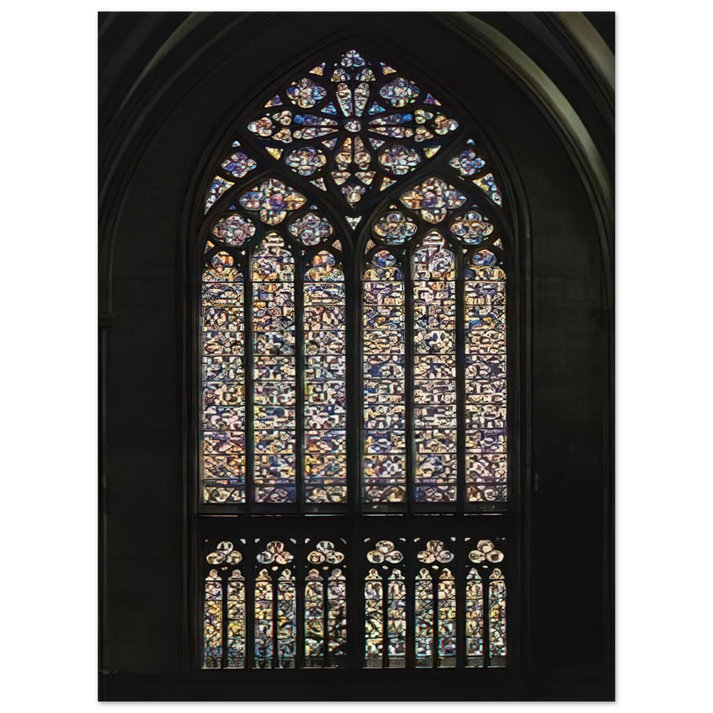 Gerhard Richter - COLOGNE CATHEDRAL WINDOW 2007  75x100 cm / 30x40inches Fine Art Poster