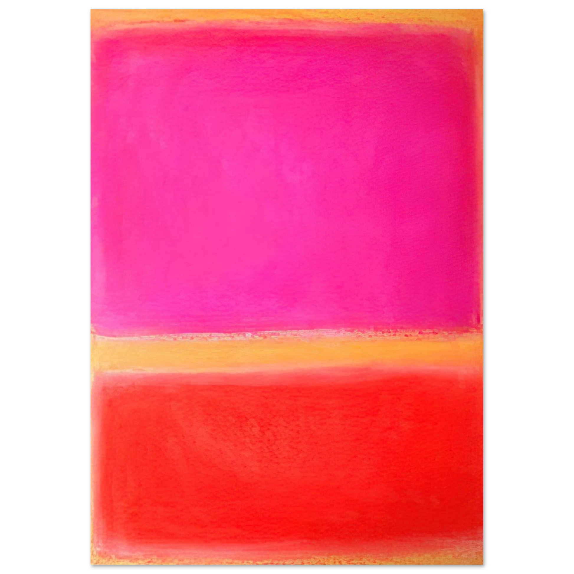 Mark Rothko - Untitled - Color Field Painting Wall Art - 60x80 cm / 24x32 inches - Fine Art Poster - -