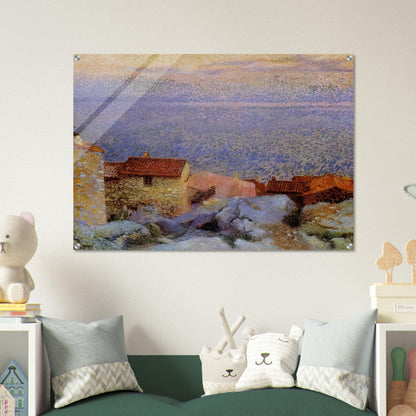 Coastal Landscape - Henri-Edmond Cross Acrylic Print - 70x100 cm / 28x40″ inches