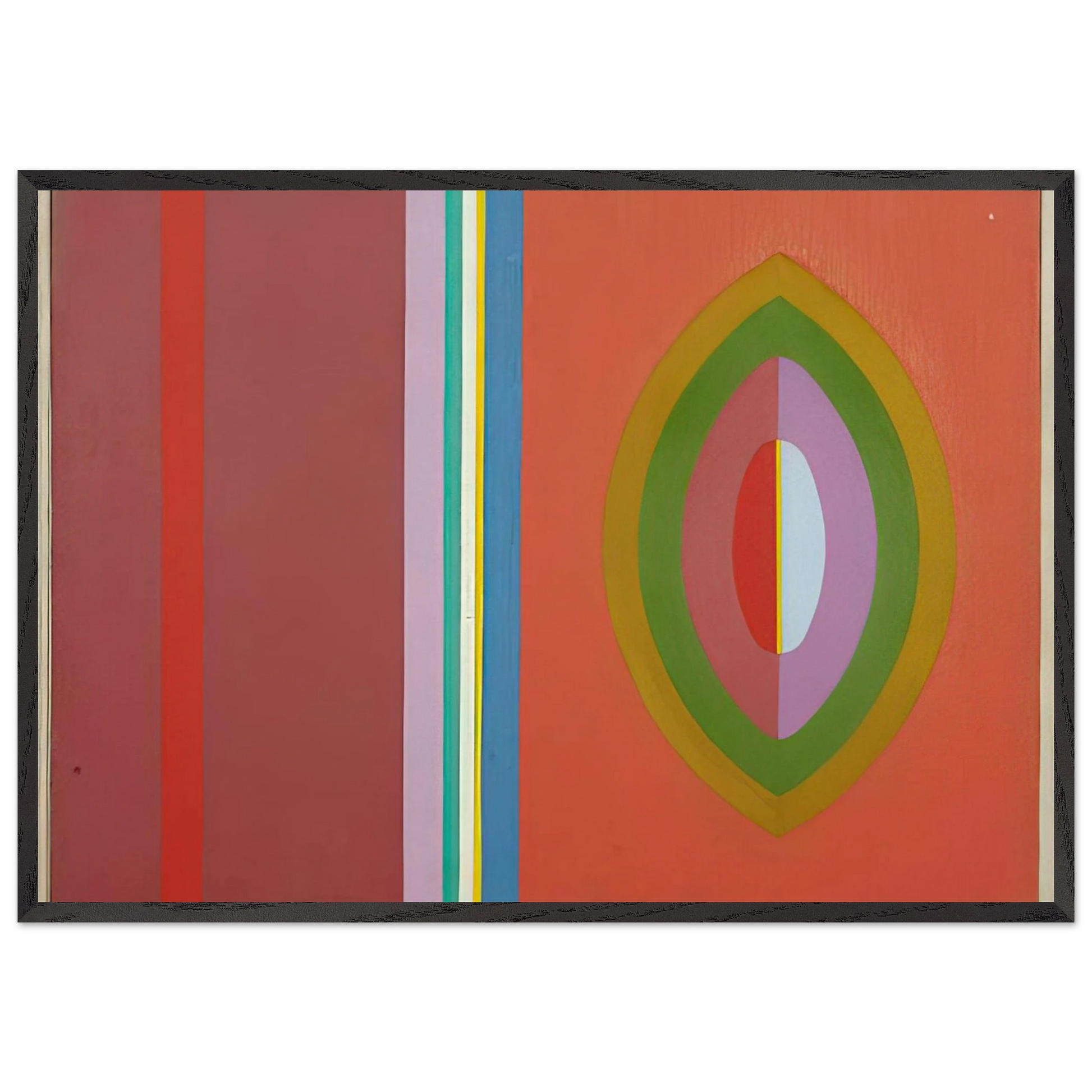 Quiet - 1965 - John Ferren Framed Art Print – Black Wooden Frame - Default Title - -Framed Art Print