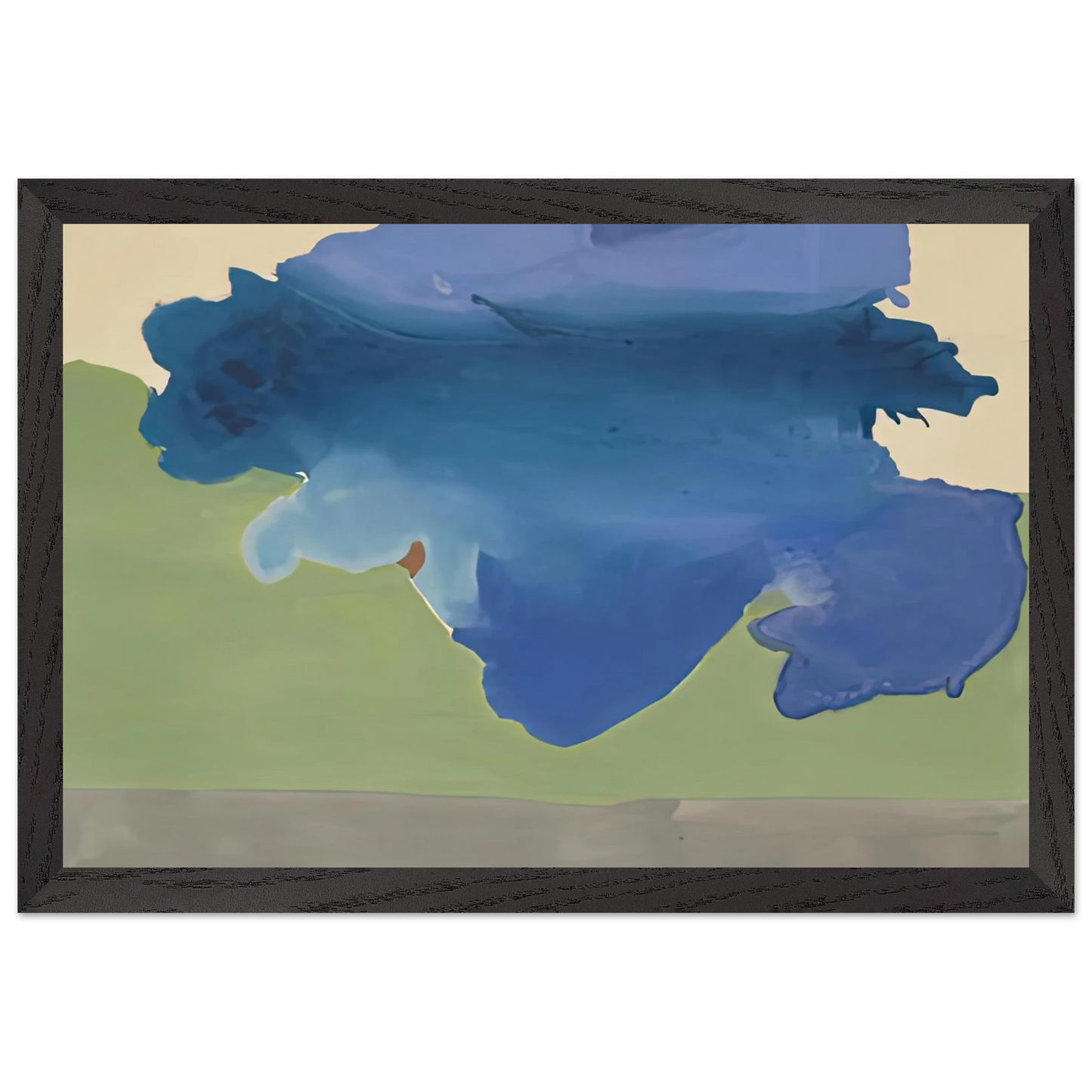 Helen Frankenthaler - The Bay, 1963- Wall Art - 28x40 inches / 70x70 cm - Canvas (Imperial) - -