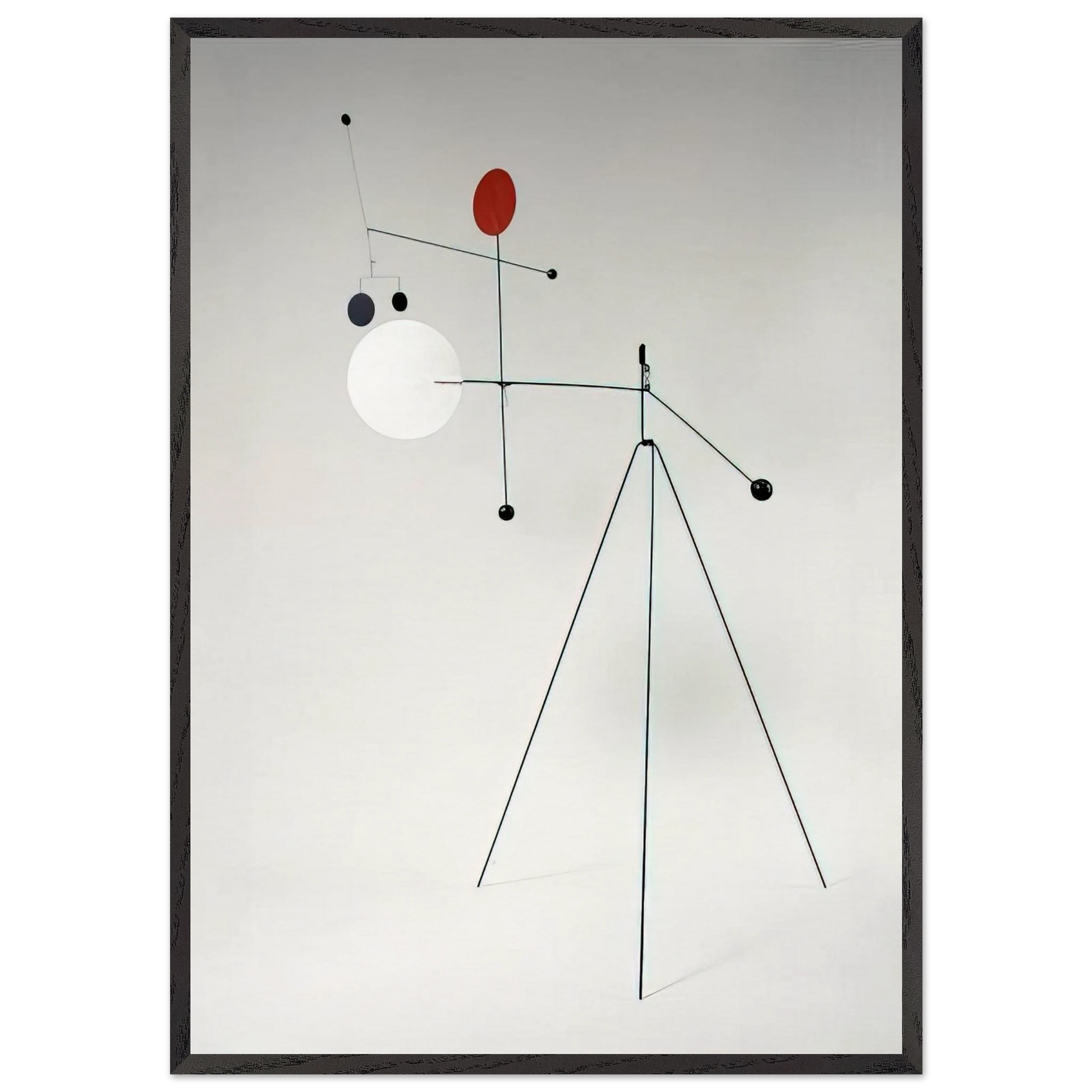 UNTITLED 1934 - Alexander Calder Framed Art Print – Black Wooden Frame - Default Title - -Framed Art Print
