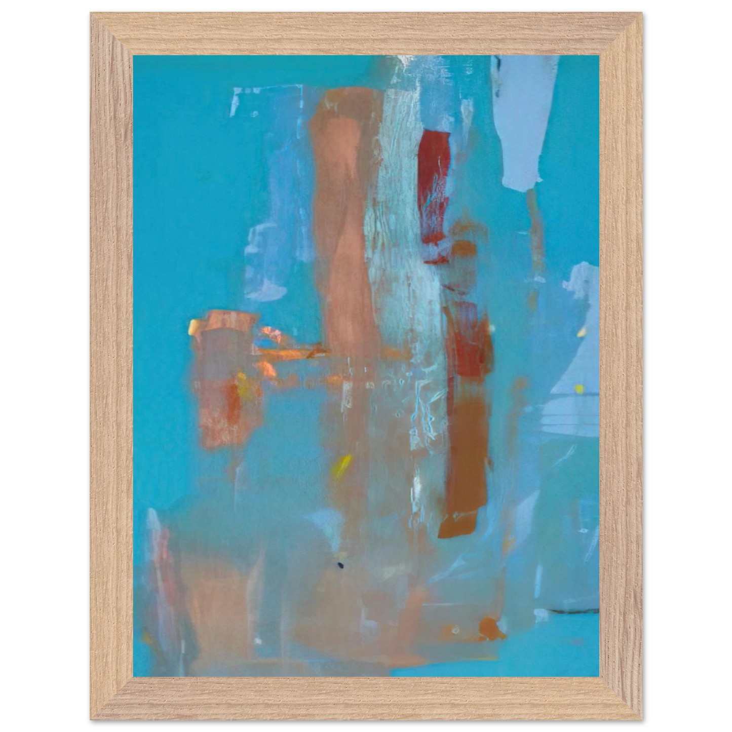 Helen Frankenthaler - In on Blue - 1976 Wall art - A2 (42 x 59.4  cm) - Fine Art Poster - -