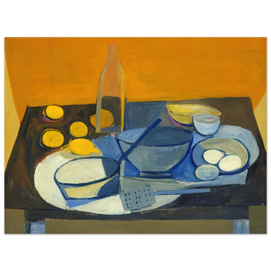 William Scott - Kitchen Still Life - 1948 Fine Art Poster - Default Title