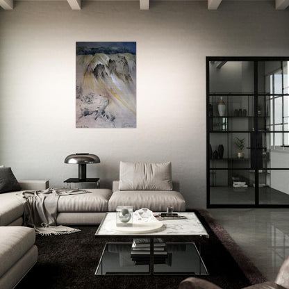 East wall of the canyon from Inspiration Point - Thomas Moran Brushed Aluminum Print - 70x100 cm / 28x40 inches | Thomas Moran Aluminum Print | Thomas Moran Prints