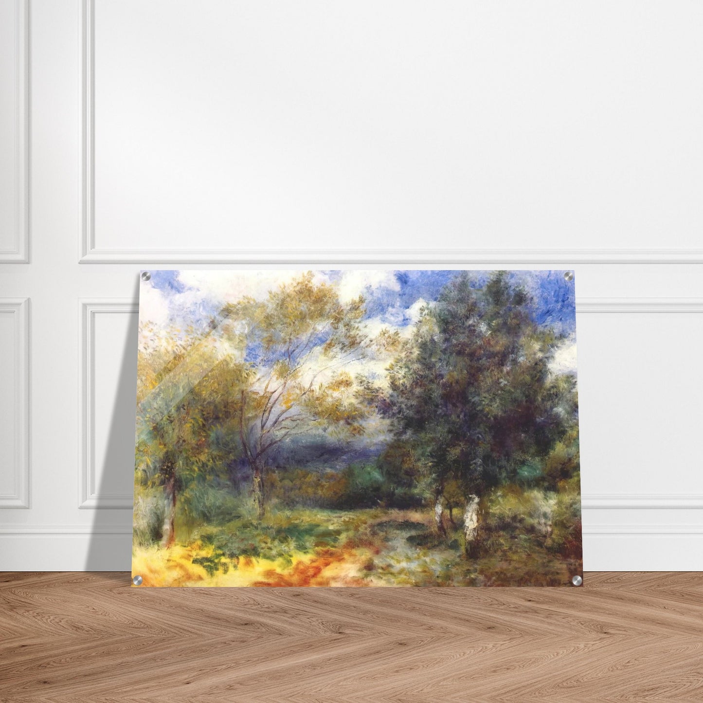 Landscape in the Sun - Pierre-Auguste Renoir Acrylic Print - 70x100 cm / 28x40″ inches