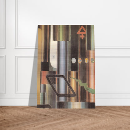 La libra s'infiamma e le piramidi - 1921 - Julius Evola Brushed Aluminum Print - 70x100 cm / 28x40 inches | Julius Evola Aluminum Print | Julius Evola Prints