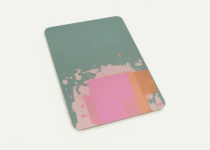 Green, Orange, Pink - 1971 By John Hoyland Pack of 10 Post Cards | John Hoyland Post Cards | A6 (10.5 x 14.8 cm) - 4.1 x 5.8 inches