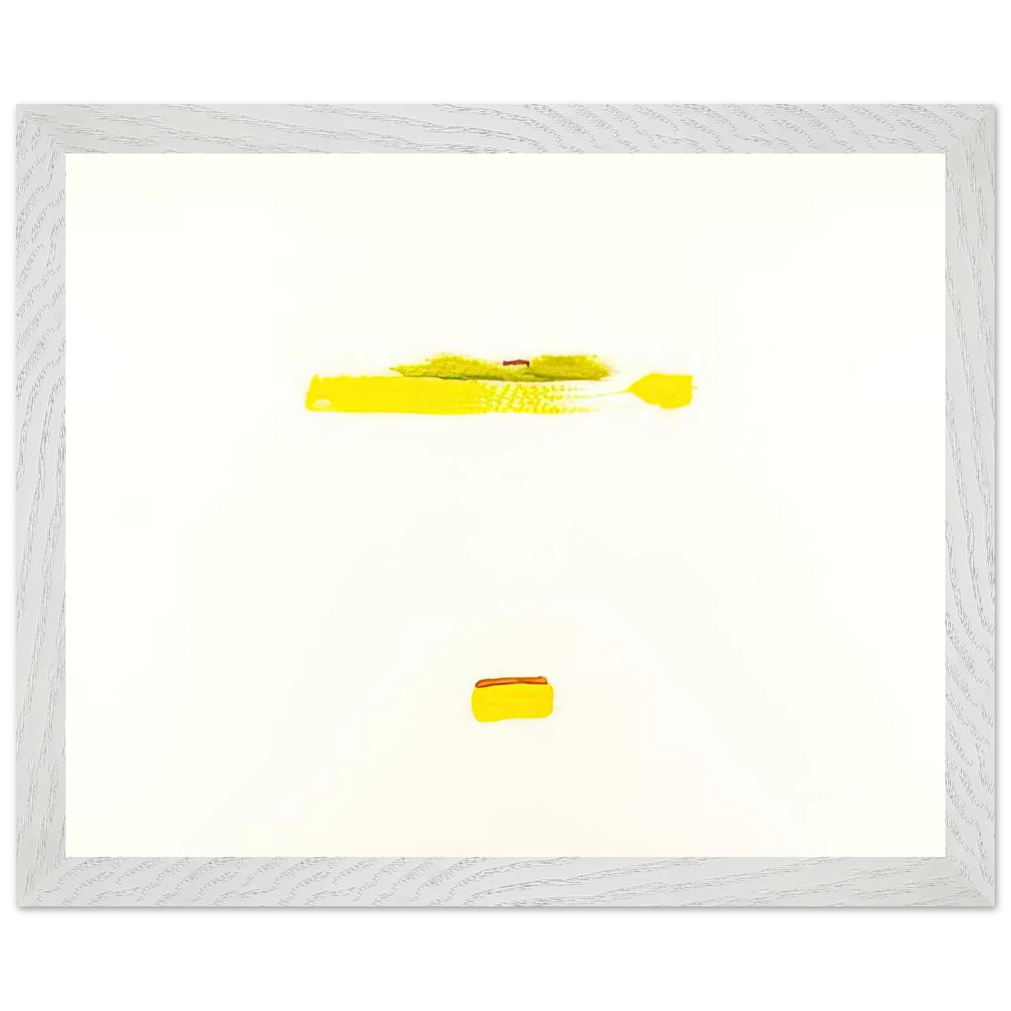 Helen Frankenthaler - New York III - 1972 Wall art - 45x60 cm / 18x24 inches - Premium Wooden Framed Poster With Fine Art Paper - Wood frame