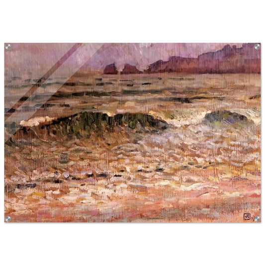 RAIN JERSEY 1907 - Theo van Rysselberghe Acrylic Print - 70x100 cm / 28x40″ inches | Theo van Rysselberghe Wall Art | Theo van Rysselberghe Prints