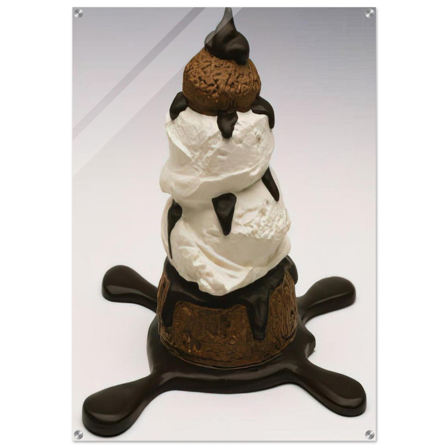 PROFITEROLE 1990 - Claes Oldenburg Acrylic Print - 70x100 cm / 28x40″ inches | Claes Oldenburg Wall Art | Claes Oldenburg Prints