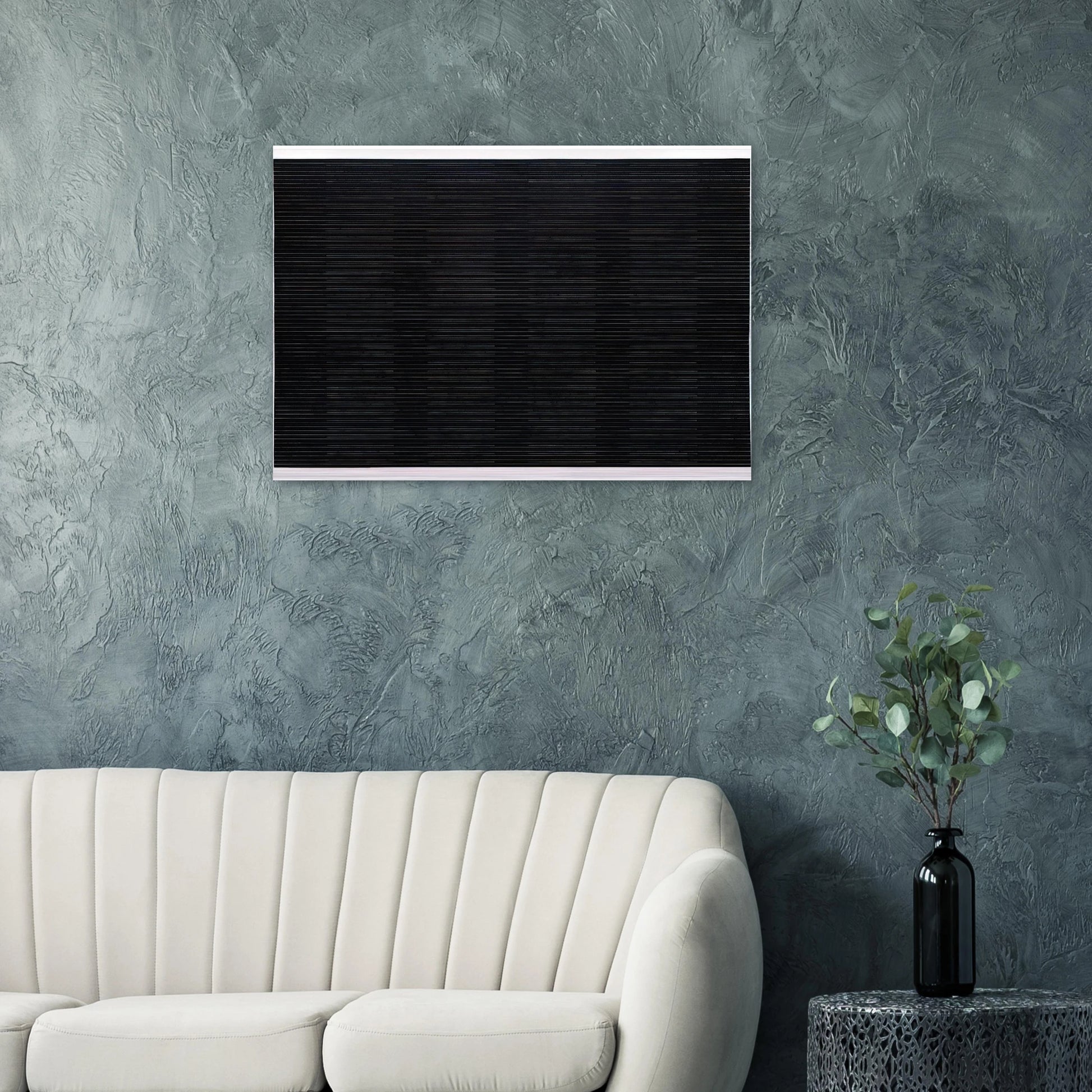 The Sea - Agnes Martin Brushed Aluminum Print - 70x100 cm / 28x40 inches | Agnes Martin Aluminum Print | Agnes Martin Prints