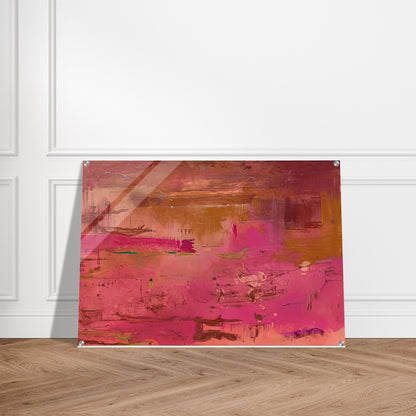 Dream Walk Red, 1978- - Helen Frankenthaler Acrylic Print - 70x100 cm / 28x40″ inches | Helen Frankenthaler Wall Art | Helen Frankenthaler Prints