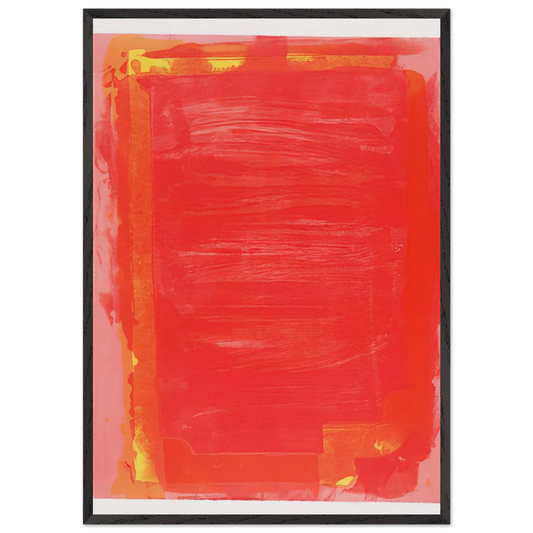 Untitled I - 1974 - John Hoyland Framed Art Print – Black Wooden Frame - Default Title - -Framed Art Print