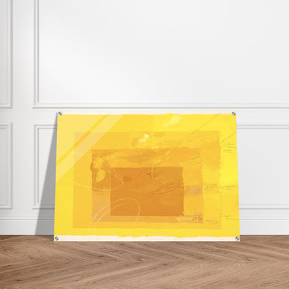 STUDY FOR HOMAGE TO THE SQUARE - Josef Albers Acrylic Print - 70x100 cm / 28x40″ inches | Josef Albers Wall Art | Josef Albers Prints