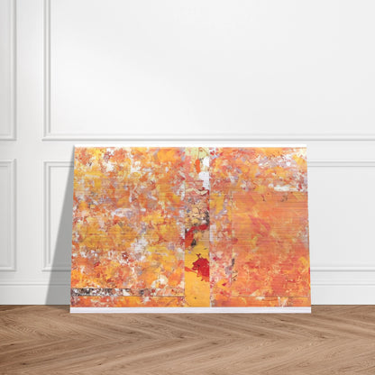 Toward a Red - Sam Gilliam Brushed Aluminum Print - 70x100 cm / 28x40 inches | Sam Gilliam Aluminum Print | Sam Gilliam Prints