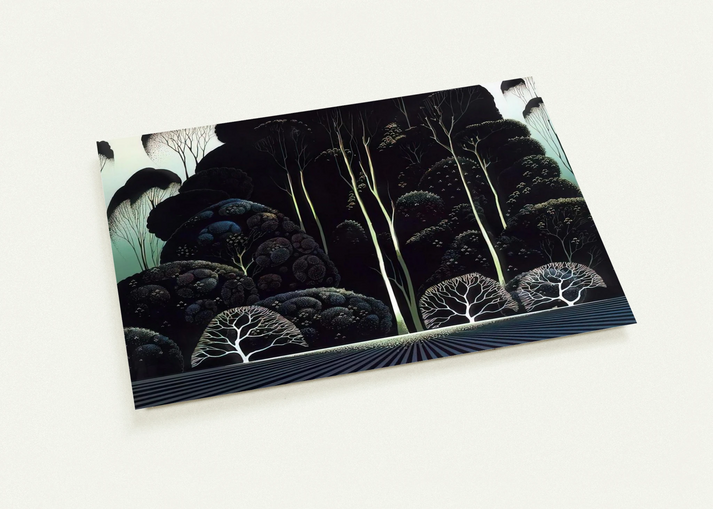 Eucalyptus By Eyvind Earle Pack of 10 Post Cards | Eyvind Earle Post Cards | A6 (10.5 x 14.8 cm) - 4.1 x 5.8 inches