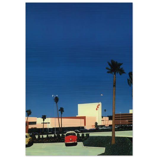 In the beginning III Mall - Hiroshi Nagai Brushed Aluminum Print - 70x100 cm / 28x40 inches | Hiroshi Nagai Aluminum Print | Hiroshi Nagai Prints