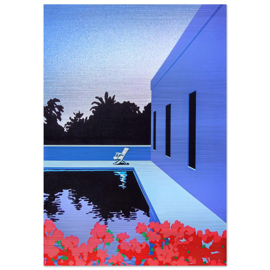 Longs for Summer - Hiroshi Nagai Brushed Aluminum Print - 70x100 cm / 28x40 inches | Hiroshi Nagai Aluminum Print | Hiroshi Nagai Prints