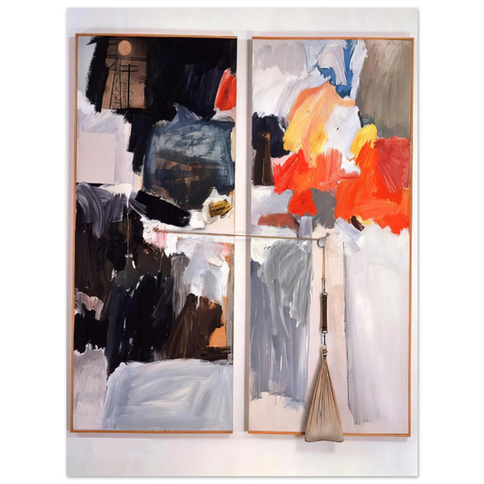 Robert Rauschenberg - STUDIO PAINTING 1961 Fine Art Poster - Default Title
