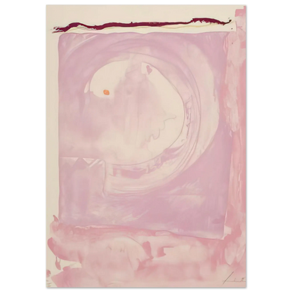 Helen Frankenthaler - Reflections IX - 1995 Wall art - 50x70 cm / 20x28 inches - Premium Wooden Framed Poster With Fine Art Paper - Wood frame