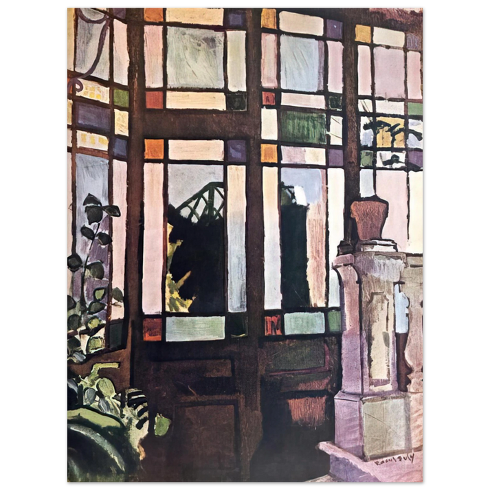 Raoul Dufy - WINDOW WITH COLOURED GLASSES 1906  75x100 cm / 30x40inches Fine Art Poster