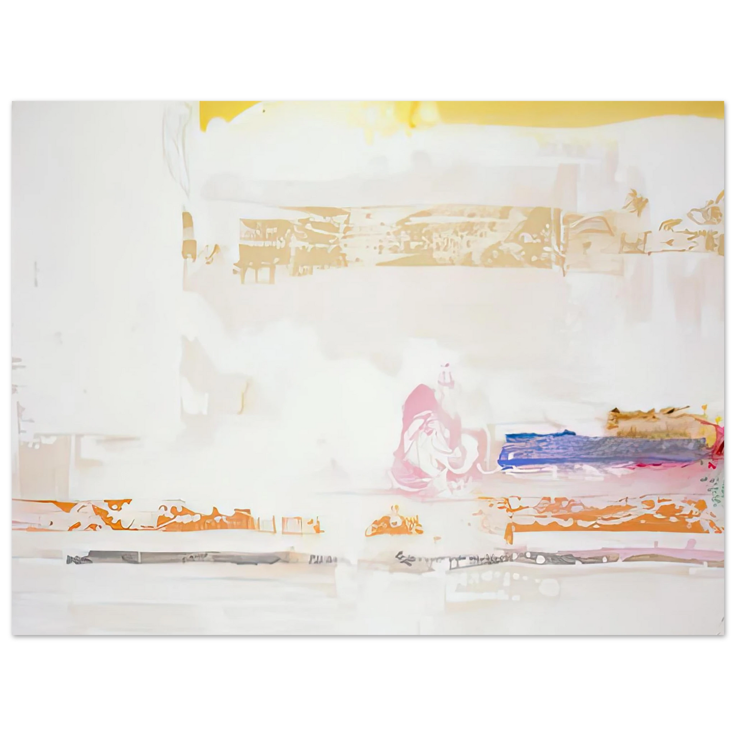 Helen Frankenthaler - Snow Basin, 1990- Wall Art - 30x40 cm / 12x16 inches - Fine Art Poster - -