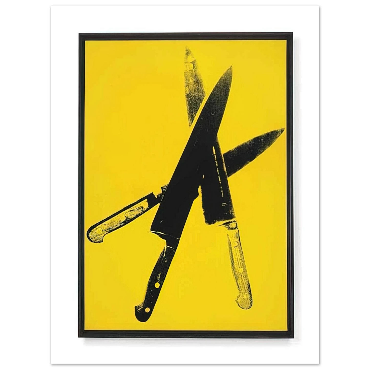 Andy Warhol - Knives Fine Art Poster - 13x18 cm / 5x7 inches