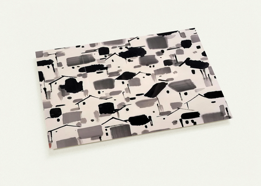 Home of Man - 1999 By Wu Guanzhong Pack of 10 Post Cards | Wu Guanzhong Post Cards | A6 (10.5 x 14.8 cm) - 4.1 x 5.8 inches