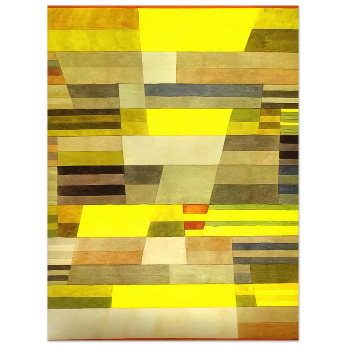 Paul Klee - MONUMENT 1929  75x100 cm / 30x40inches Fine Art Poster