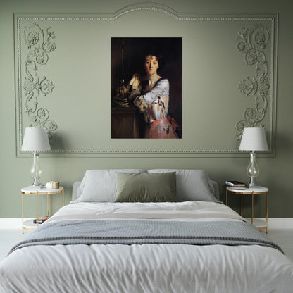 Mrs Charles Russell - John Singer Sargent Brushed Aluminum Print - 70x100 cm / 28x40 inches | John Singer Sargent Aluminum Print | John Singer Sargent Prints