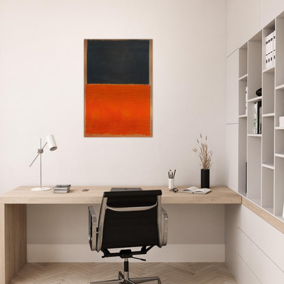 Green and Tangerine on Red - 1956 - Mark Rothko Brushed Aluminum Print - 70x100 cm / 28x40 inches | Mark Rothko Aluminum Print | Mark Rothko Prints