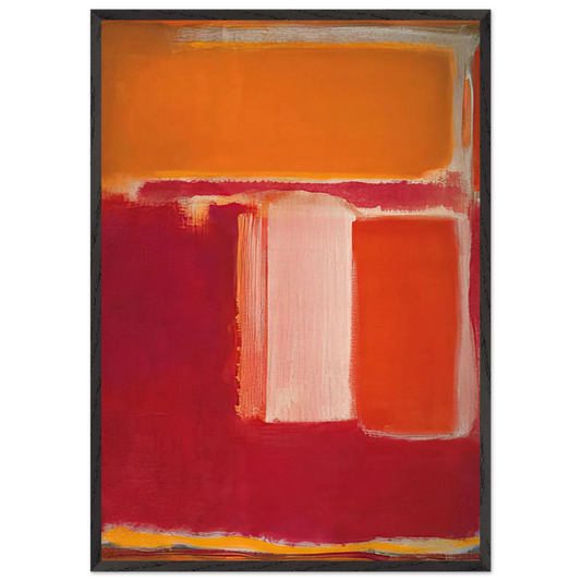 Yellow Cherry Orange - 1947 - Mark Rothko Framed Art Print – Black Wooden Frame - Default Title - -Framed Art Print