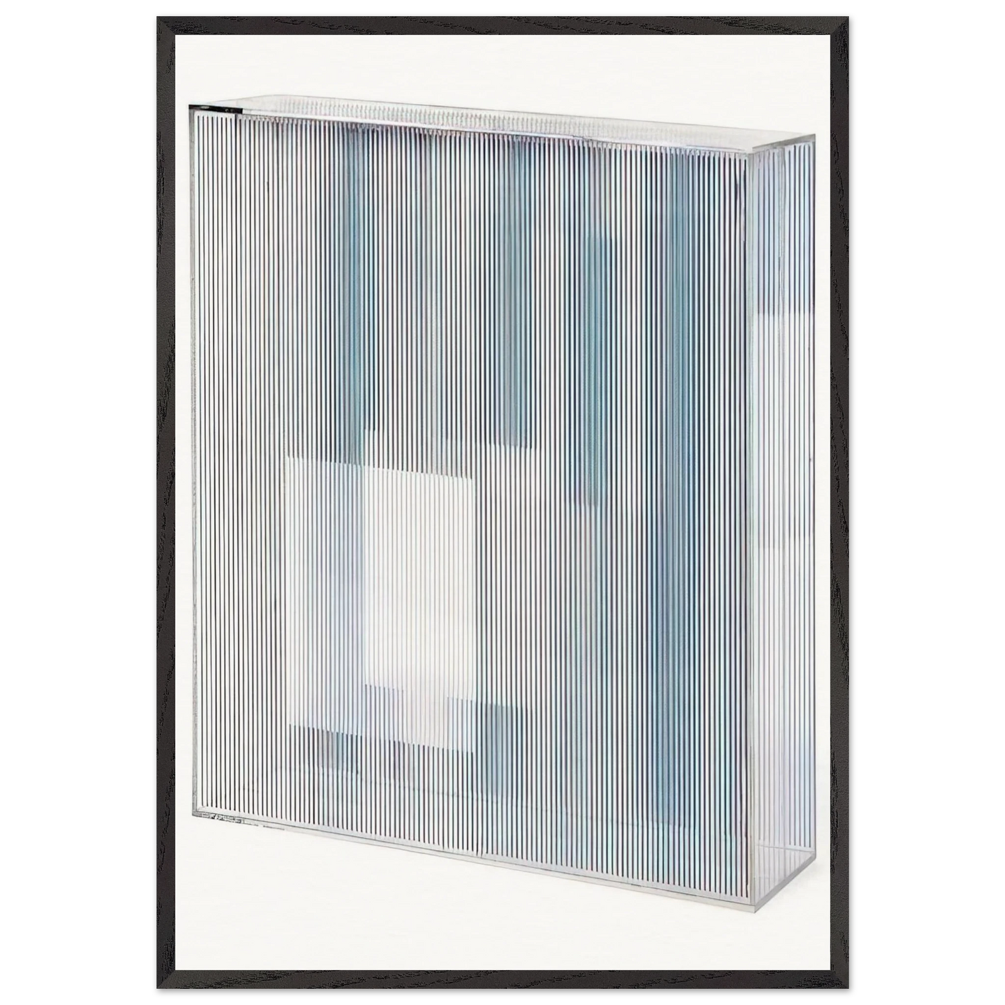 LA BOITE 1967 - Jesus Rafael Soto Framed Art Print – Black Wooden Frame - Default Title - -Framed Art Print