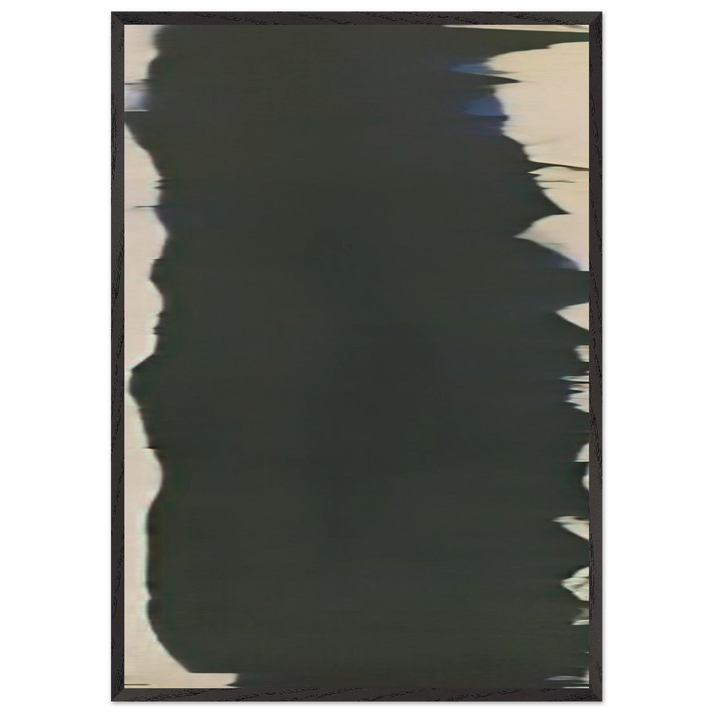 Outcry - Barnett Newman 70x100 cm / 28x40 inches Framed Art Print – Black Wooden Frame