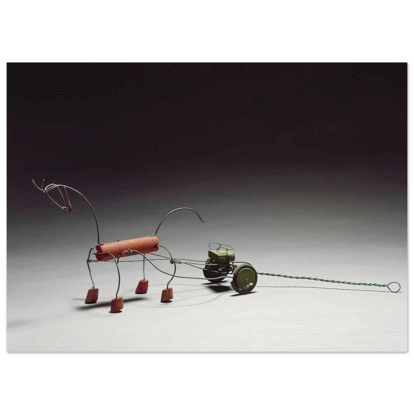 Alexander Calder - RED HORSE AND GREEN SULKY 1926 Fine Art Poster - 40x60 cm / 16x24 inches