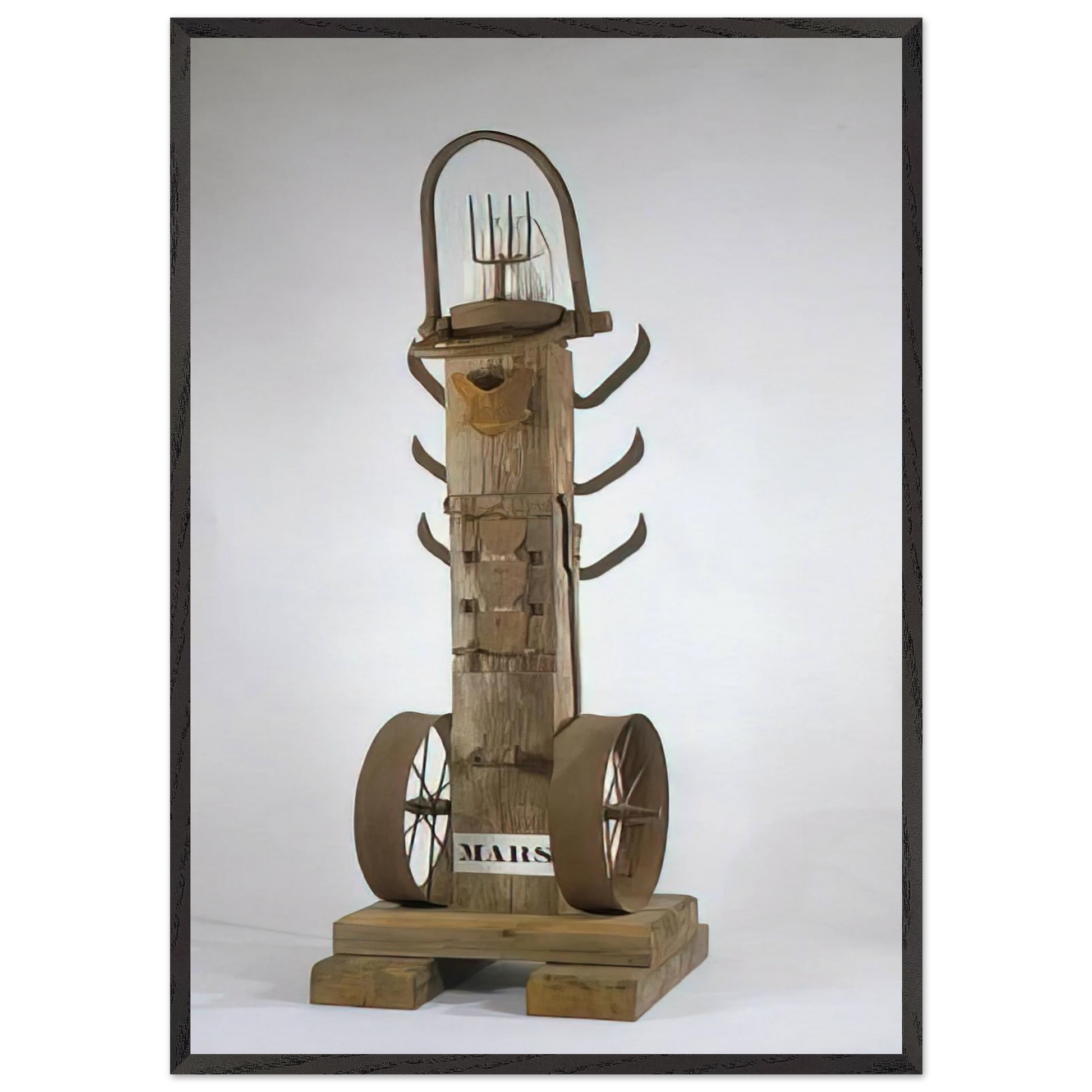 Mars - Robert Indiana Framed Art Print – Black Wooden Frame - Default Title - -Framed Art Print