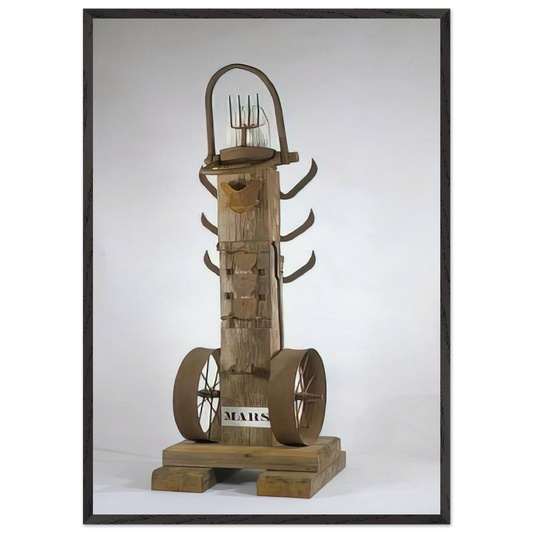 Mars - Robert Indiana Framed Art Print – Black Wooden Frame - Default Title - -Framed Art Print