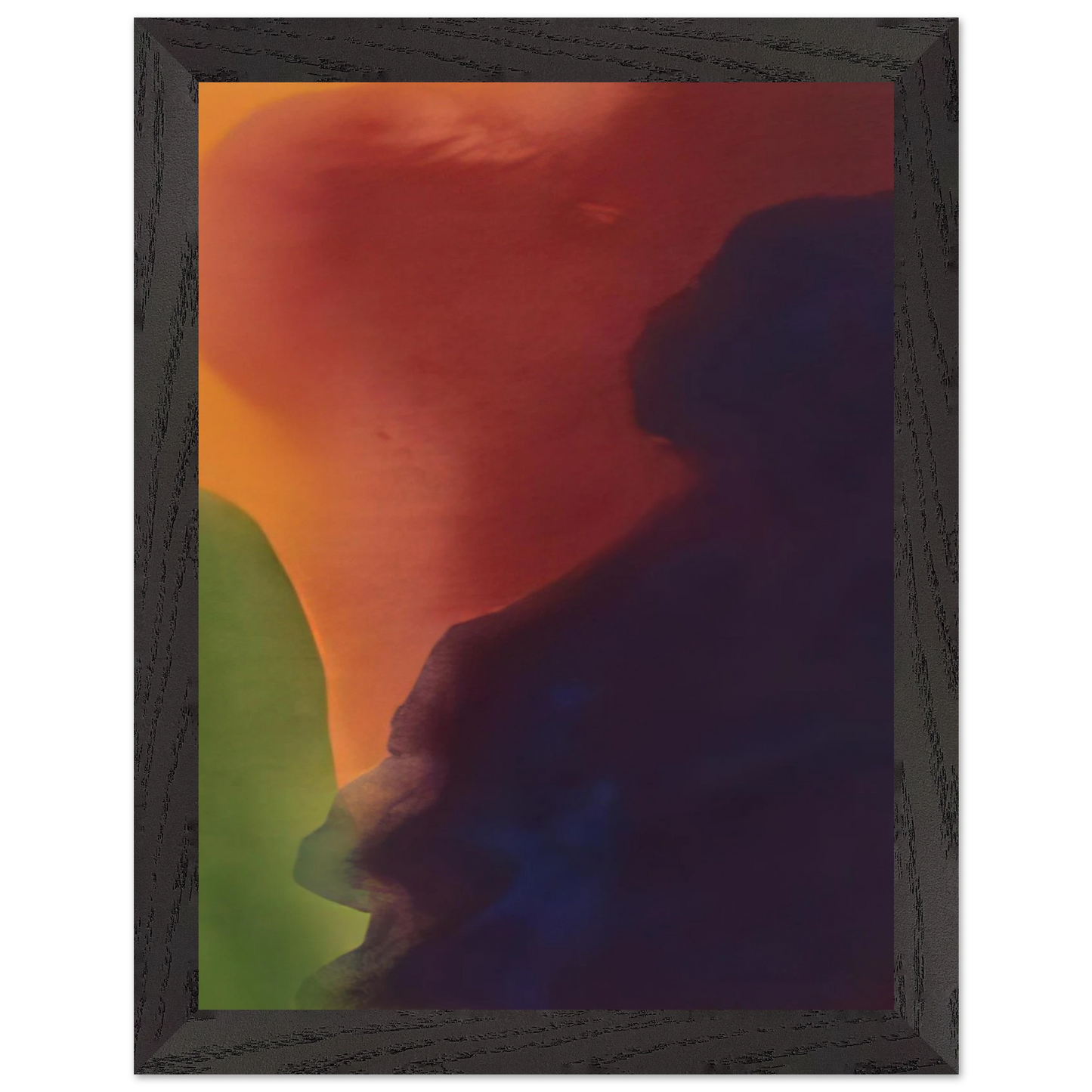 Helen Frankenthaler - Blue Atmosphere III - 1963 Wall art - 21x29.7 cm / 8x12" - Fine Art Poster - -
