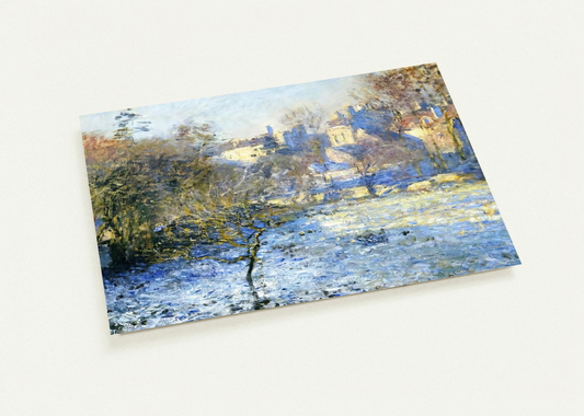 Frost By claude monet Pack of 10 Post Cards | claude monet Post Cards | A6 (10.5 x 14.8 cm) - 4.1 x 5.8 inches