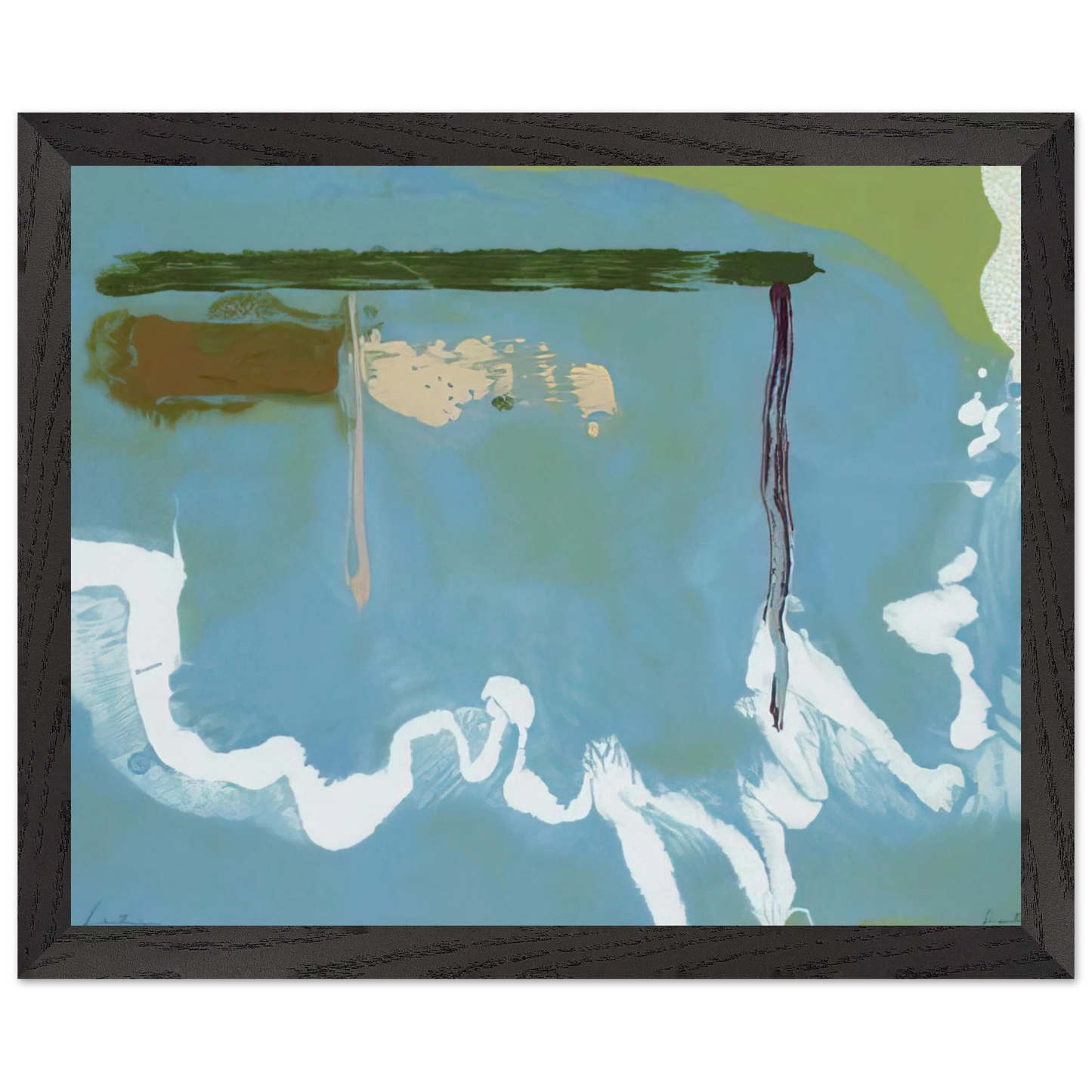 Helen Frankenthaler - Skywriting - 1997 Wall art - A1 (59.4 x 84.1  cm) - Fine Art Poster - -