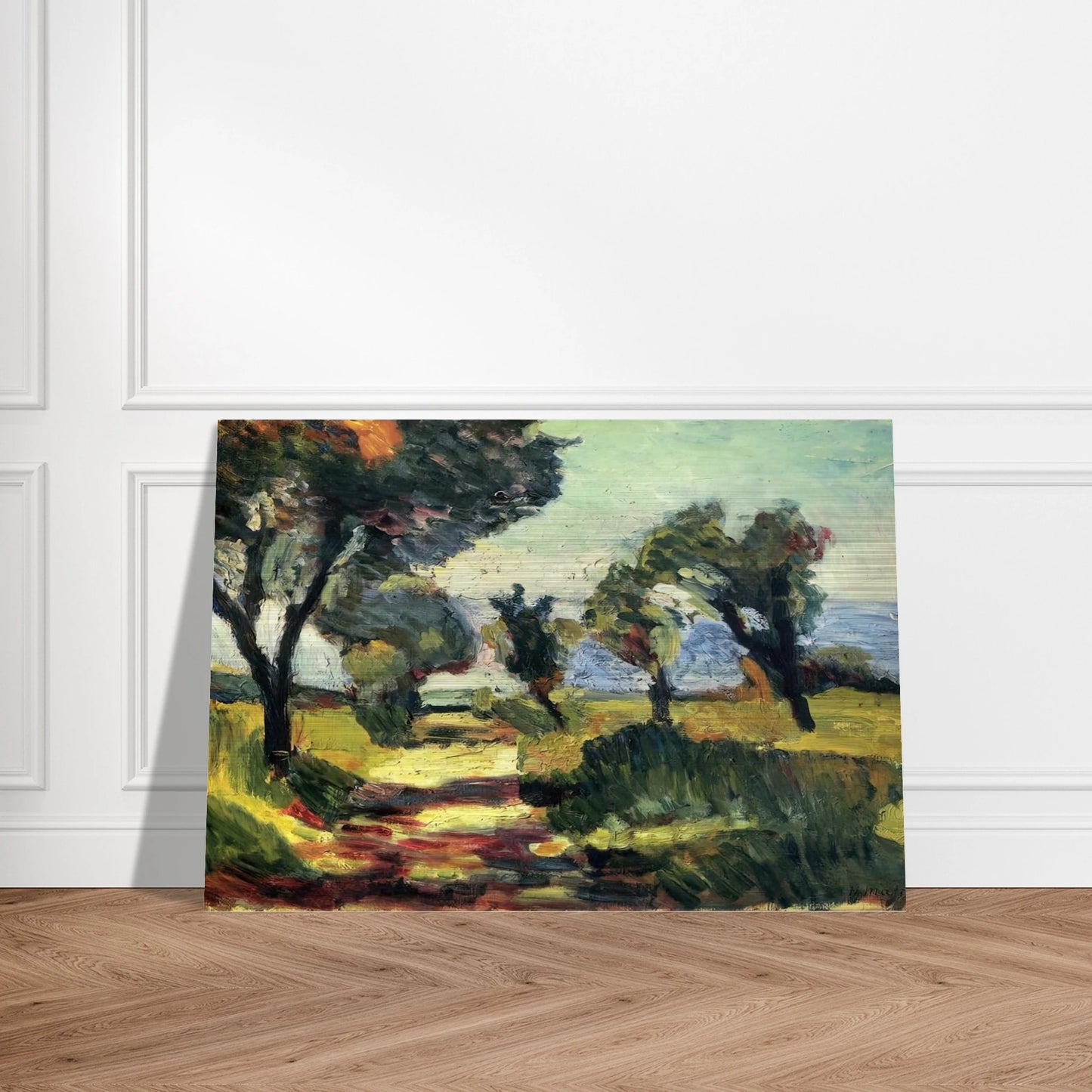 OLIVE TREES 1898 - Henri Matisse Brushed Aluminum Print - 70x100 cm / 28x40 inches | Henri Matisse Aluminum Print | Henri Matisse Prints