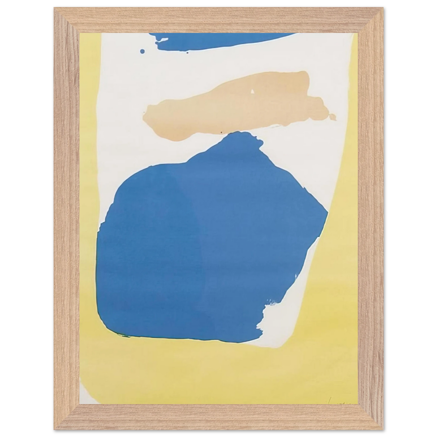 Helen Frankenthaler - Frankenthaler Preview - 1965 Wall art - 45x60 cm / 18x24 Inches - Premium Wooden Framed Poster With Fine Art Paper - Wood frame