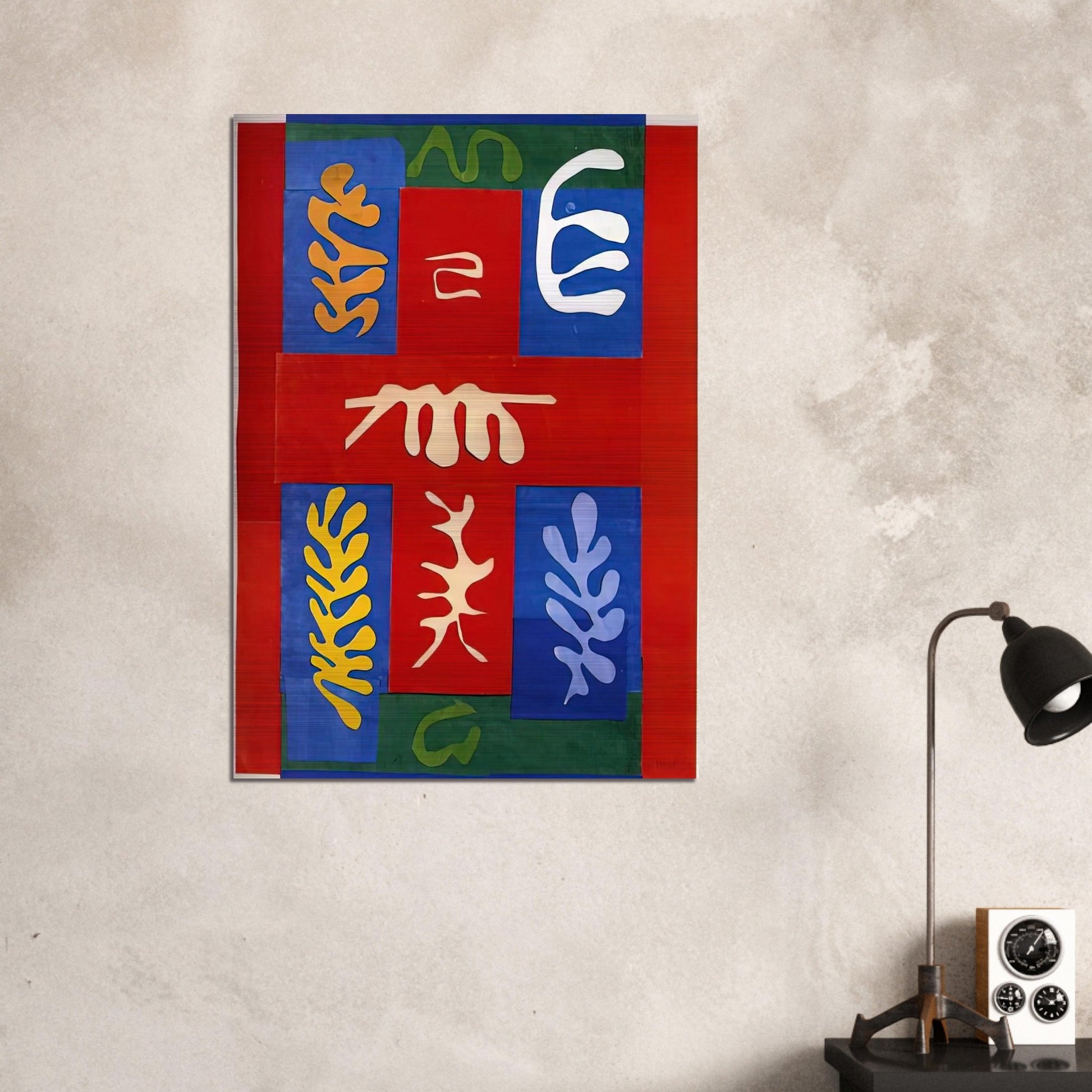 CUT OUTS 4 - Henri Matisse Brushed Aluminum Print - 70x100 cm / 28x40 inches | Henri Matisse Aluminum Print | Henri Matisse Prints