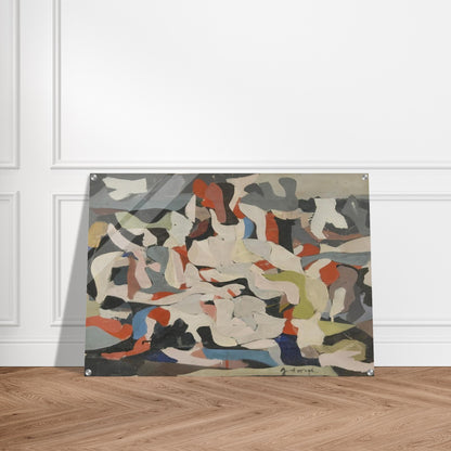 Untitled - Abstract Expressionism - Robert Goodnough Acrylic Print - 70x100 cm / 28x40″ inches | Robert Goodnough Wall Art | Robert Goodnough Prints