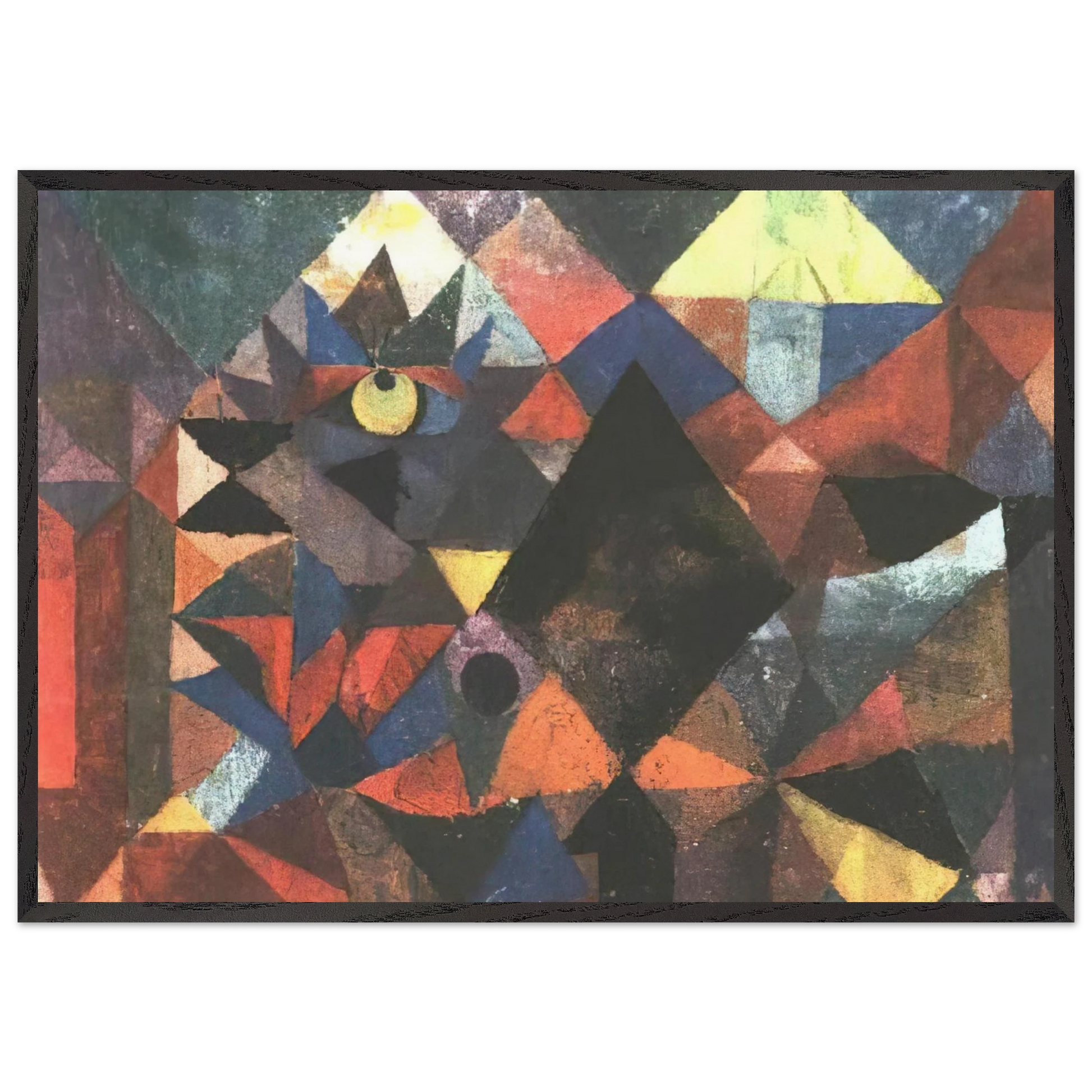 THE LIGHT AND SO MUCH ELSE 1931 - Paul Klee Framed Art Print – Black Wooden Frame - Default Title - -Framed Art Print